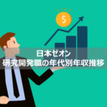 【日本ゼオン_研究開発職は1,000万超え？】年齢ごとの年収推移公開